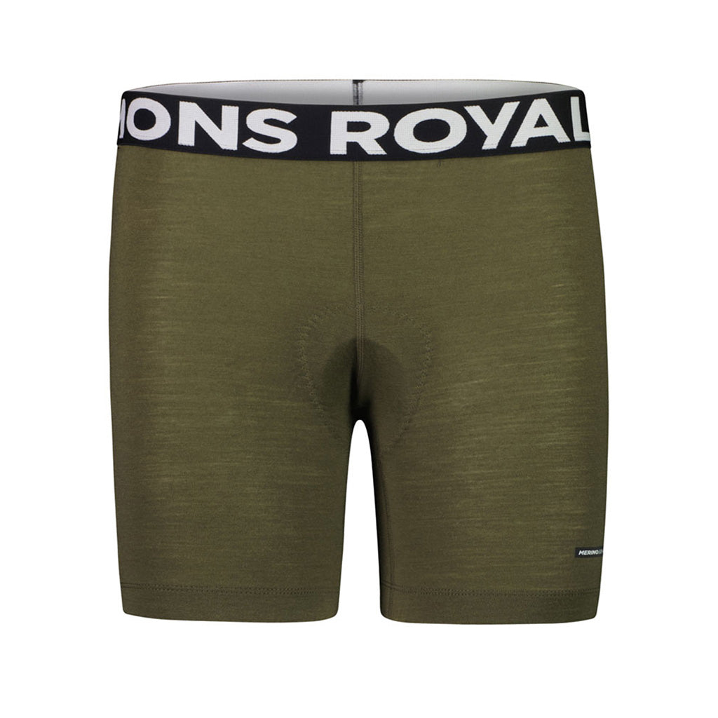 Low Pro Merino Aircon Cykel Base Layer i farven Dark Olive