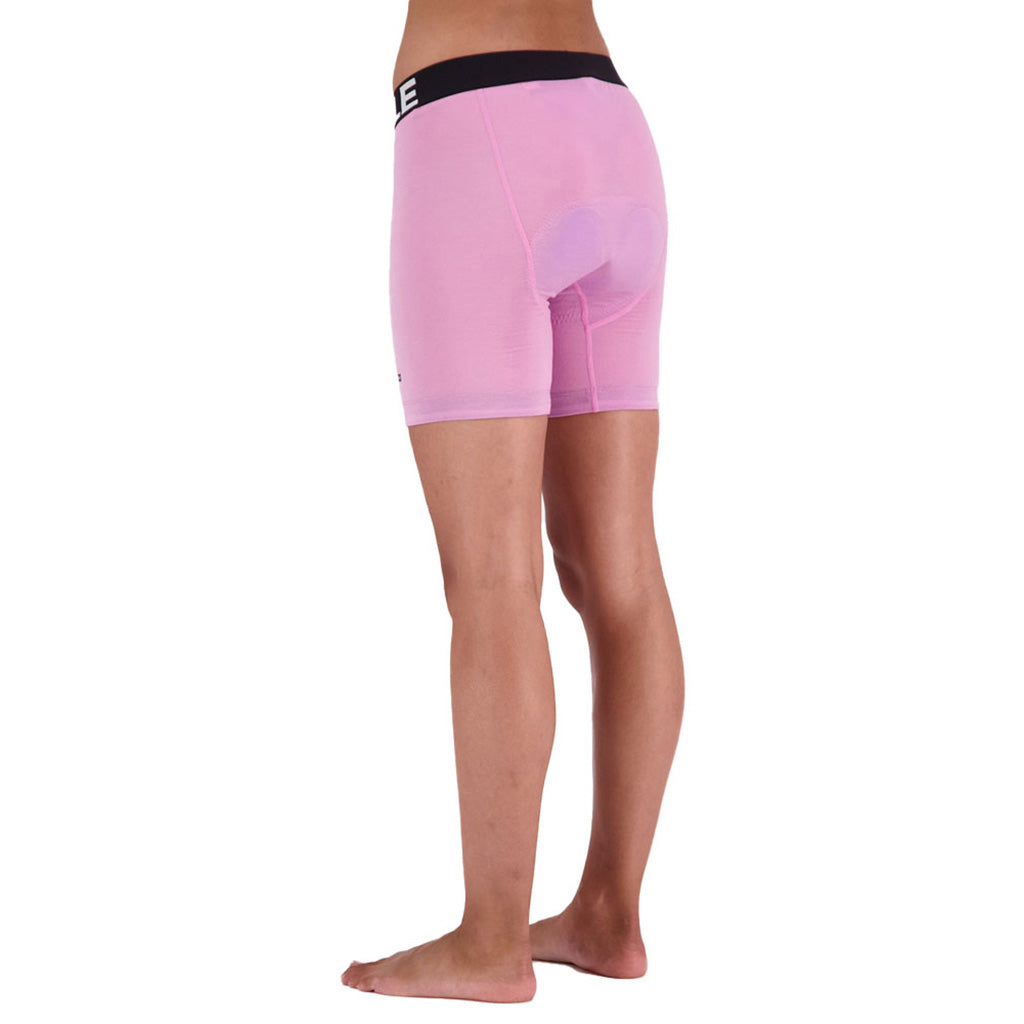 Low Pro Merino Aircon Cykel Base Layer i farven Pop Pink set bagfra