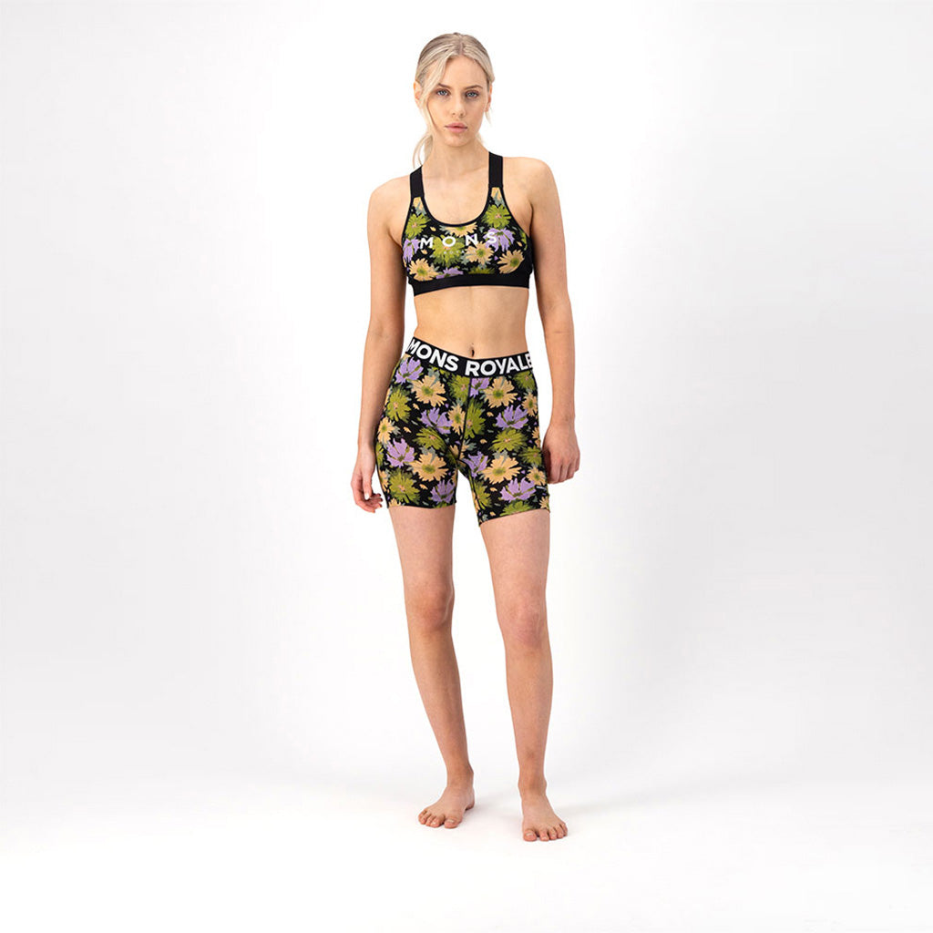 Low Pro Merino Aircon Cykel Base Layer i farven Bloom set forfra