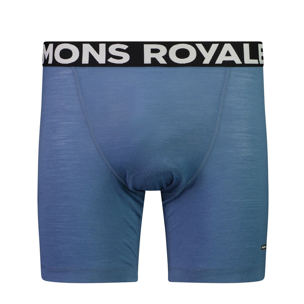 Low Pro Merino Aircon Cykel Base Layer i farven blåslate