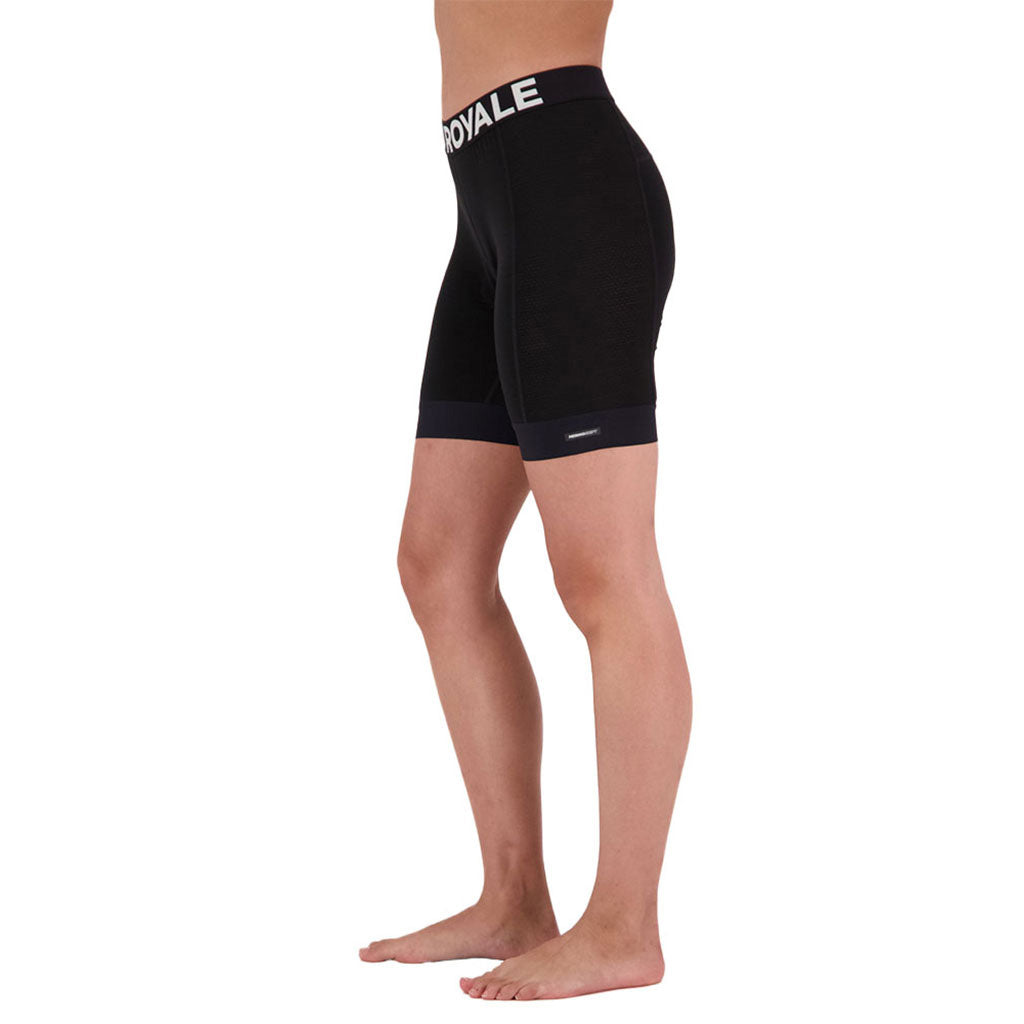 Epic Merino Shift Cykel Base Layer i farven sort set fra en skrå vinkel