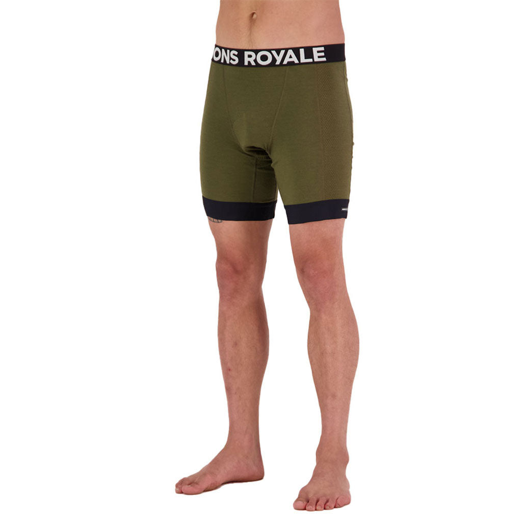 Epic Merino Shift Cykel Base Layer i farven Dark Olive set forfra