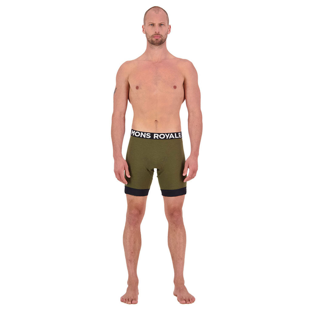 Epic Merino Shift Cykel Base Layer i farven Dark Olive set forfra