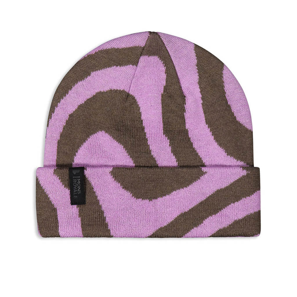 En Beanie, Cabin Merino i farven Blazing Trails