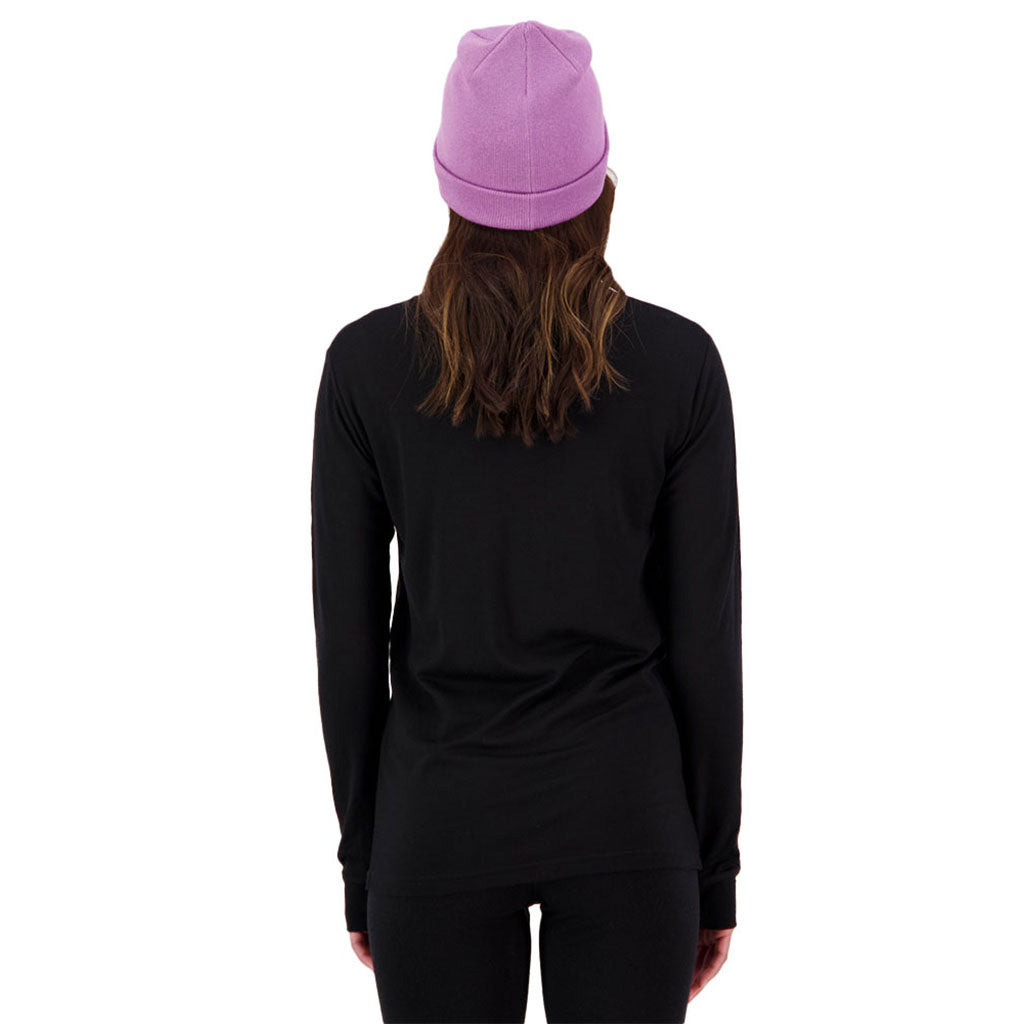 Skiundertøj, Yotei Classic LS i farven sort set bagfra