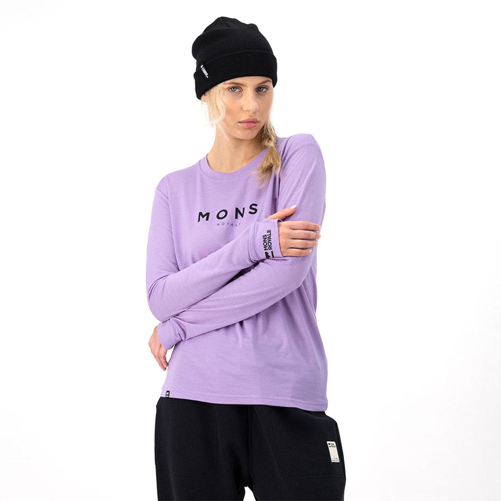 Yotei Classic LS Midlayer i farven Lupin set forfra på model