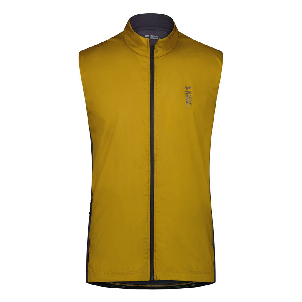 En MTB jakke, rødwood Wind i farven Shale / Cumin