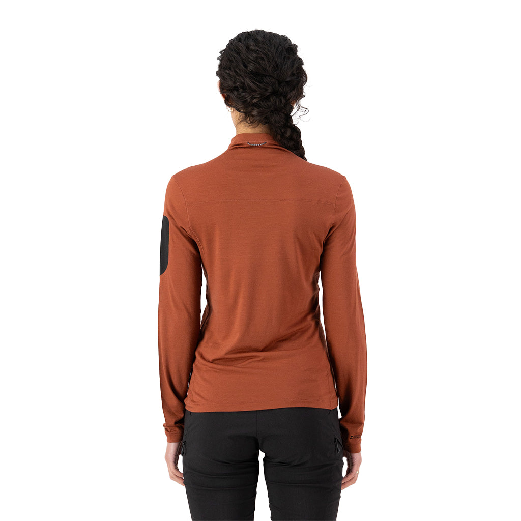 Diversion Merino Mock Neck - Langærmet T-Shirt