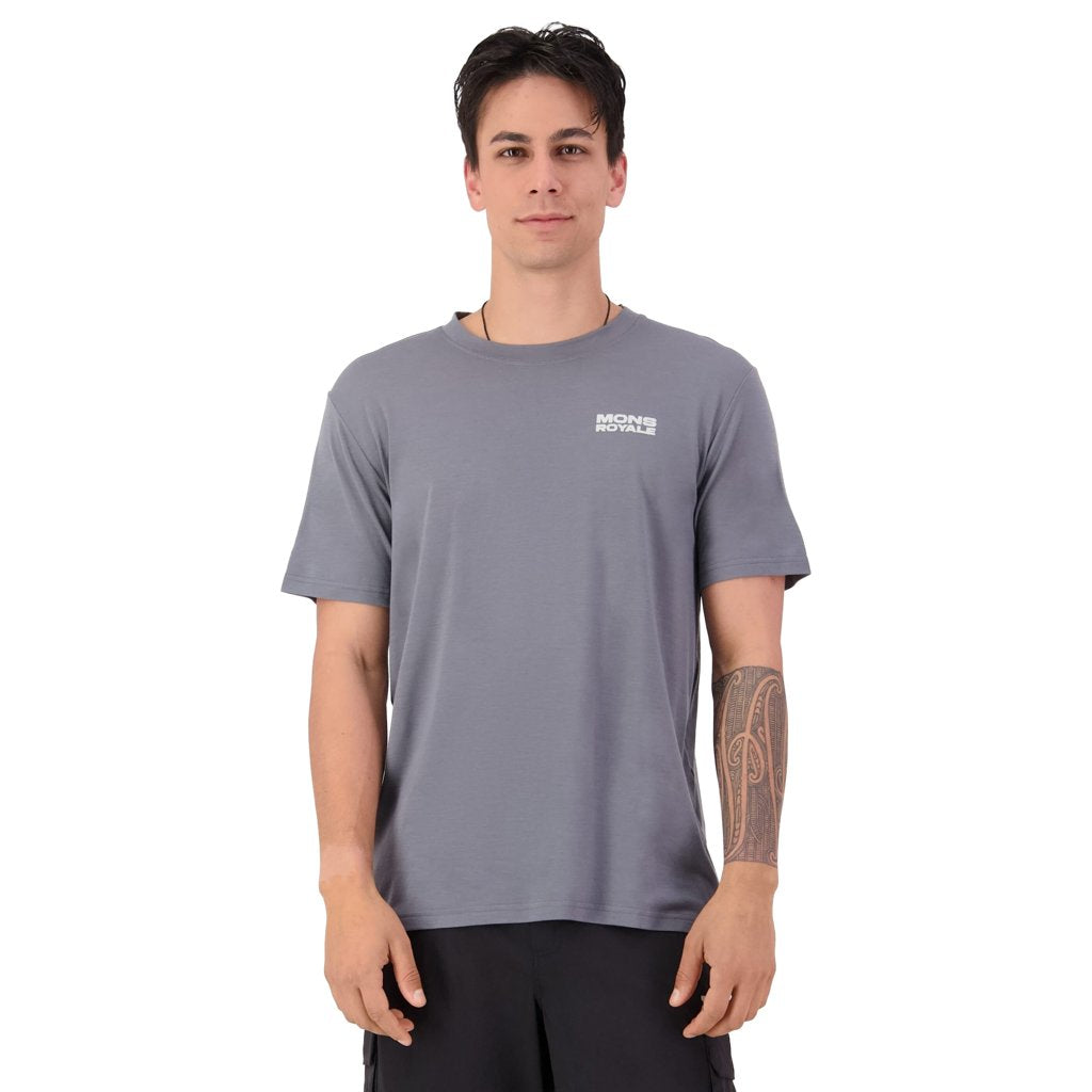 Icon Merino T-Shirt - Steel Grey