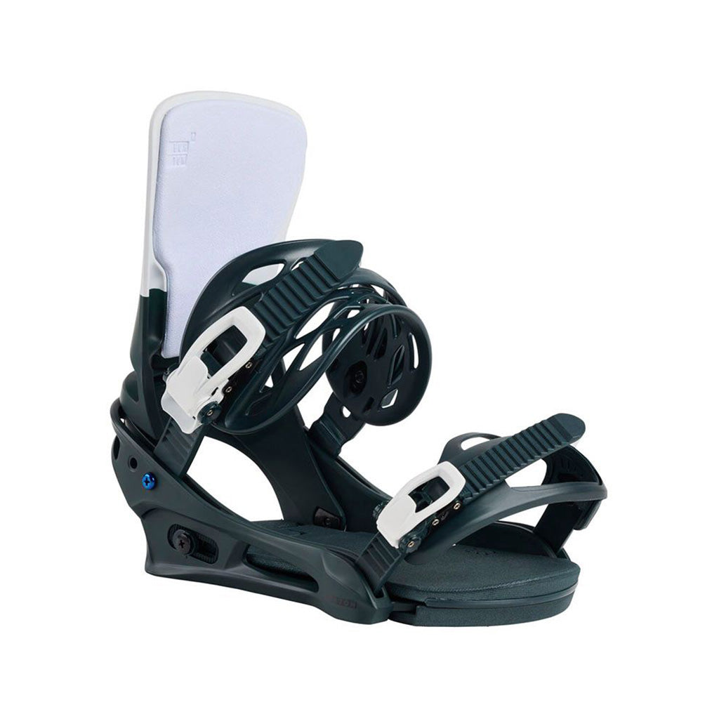 En Snowboardbinding, Cartel i farven Deep Emerald/hvid