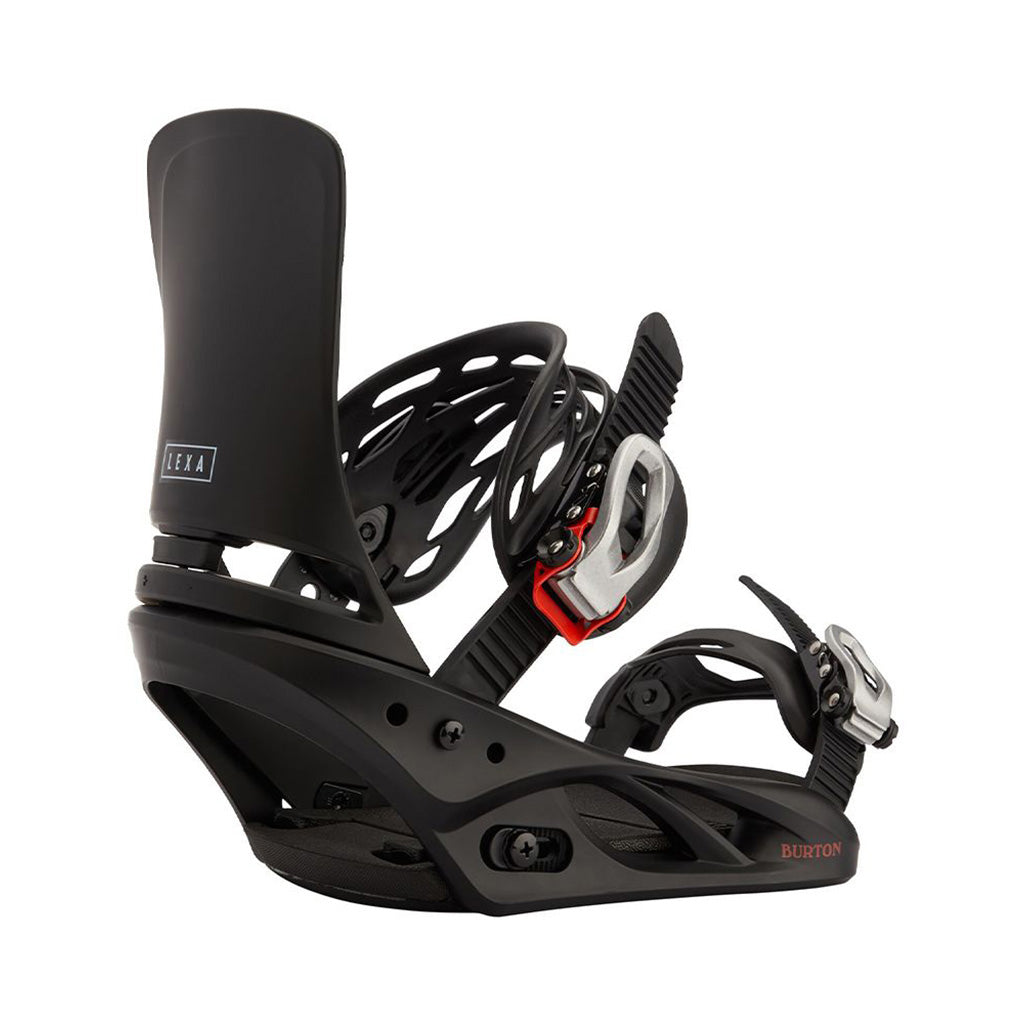 En Snowboardbinding, Lexa Re:Flex i farven sort