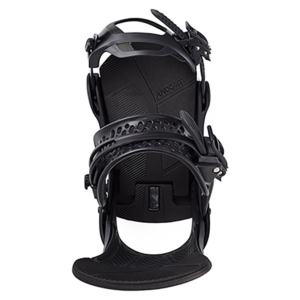 Et snowboardbinding, Malavita Re:Flex i farven Brackish set oppe fra