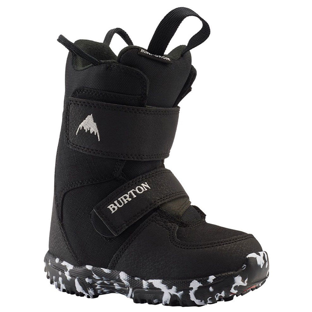 Toddlers' Mini Grom Snowboardstøvler i farven sort