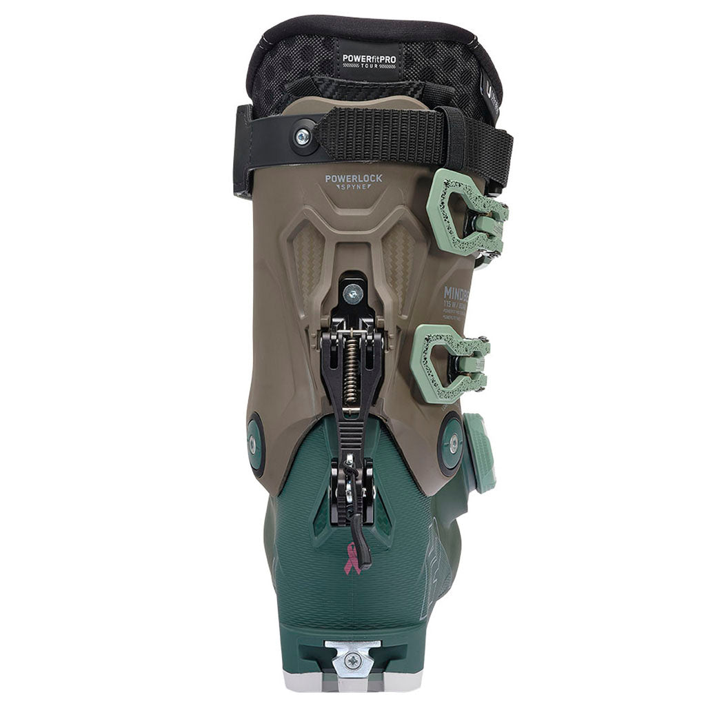 Mindbender 115 BOA Skistøvler i farven set bagfra