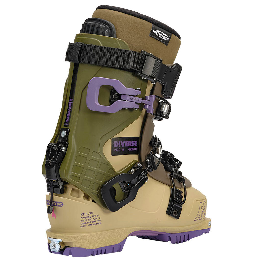 Diverge Pro Skistøvler i farven set bagfra