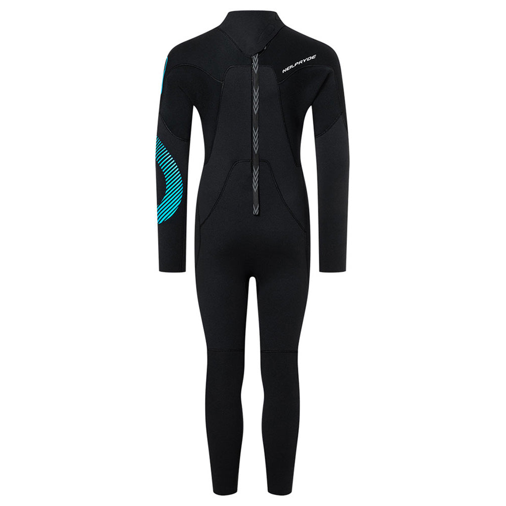 En Våddragt, School Series Youth 5/4 - C1 i farven sort set bagfra