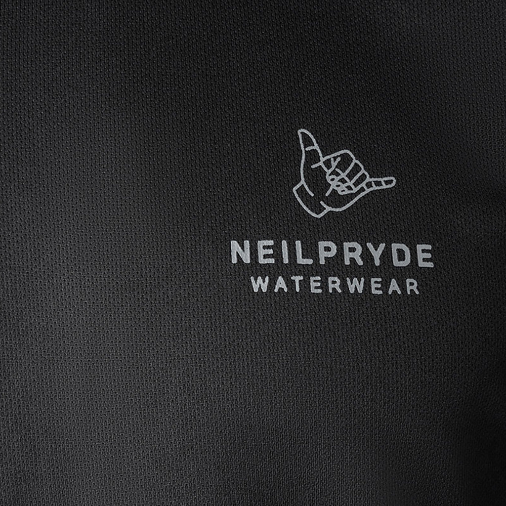 En UV Trøje, Water Tee L/S - C1 i farven sort nærbillede
