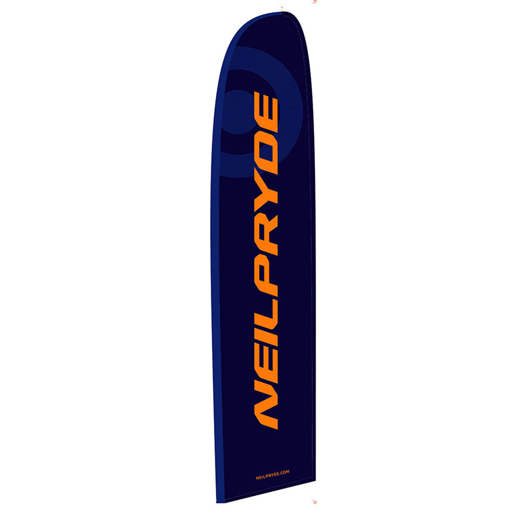 Np Beach Flag Set 450 X 90 C1 i farven blå / Orange