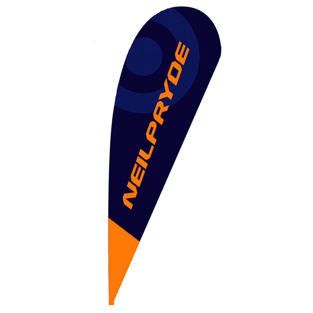 Np Beach Flag Set 220 X 60 C1 i farven blå / Orange