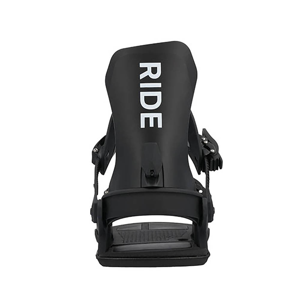 Et snowboardbinding, C-8 i farven sort set bagfra