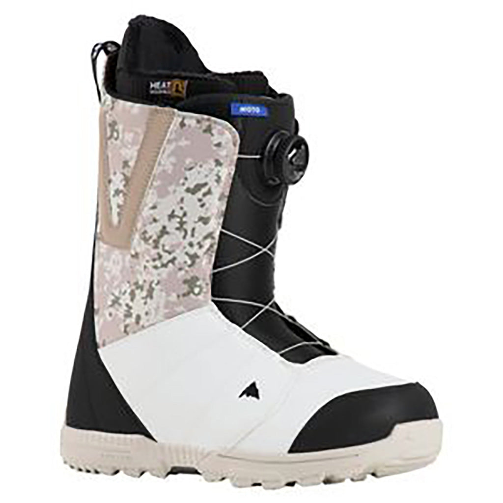 Moto BOA Snowboardstøvler i farven sort/hvid/Snowfall Camo
