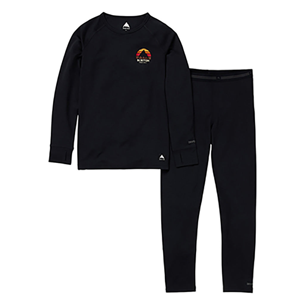 Skiundertøj, Kids' Lightweight Set i farven sort