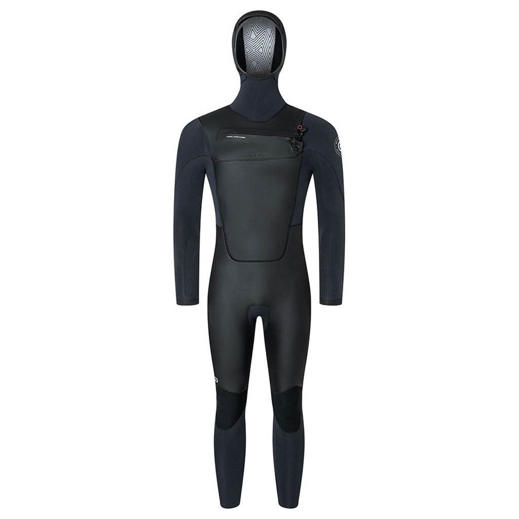 En Våddragt, Combat Hooded Gbs 6/5 FZ - C1 i farven sort set forfra