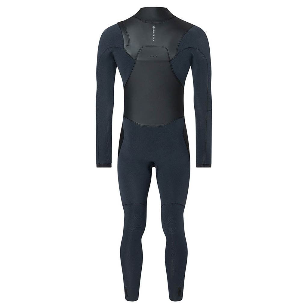 En Våddragt, Combat Fullsuit Gbs 5/4 FZ - C1 i farven sort set bagfra