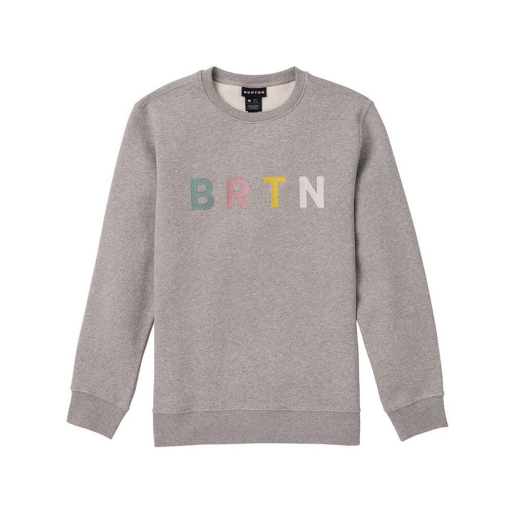 En Sweatshirt, BRTN Crew i farven grå Heather Multi
