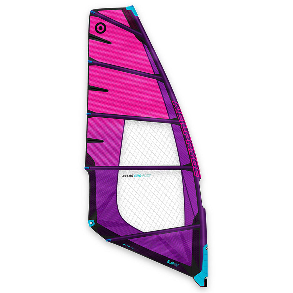 En Windsurf Sejl, Atlas Pro Fuse C3 i farven Purple/Hot Fuchsia
