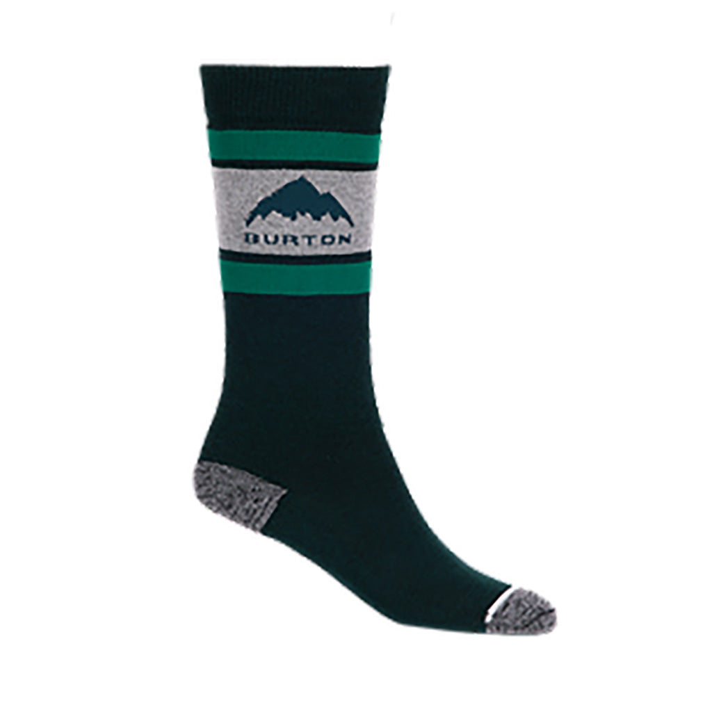 Kids' Weekend Midweight 2 Pack Skisokker i farven Deep Emerald