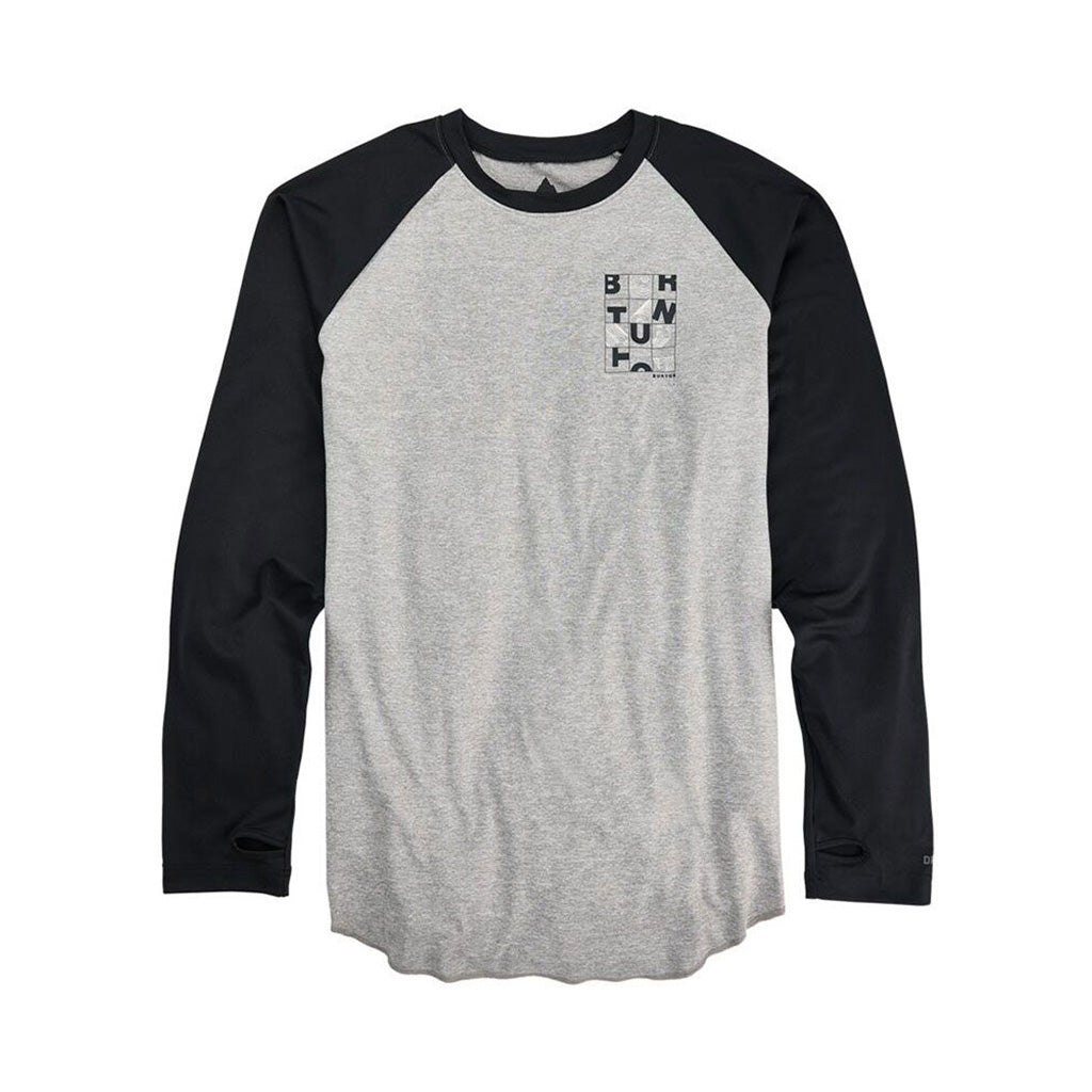 En Skiundertrøje, Burton Roadie Base Layer Tech T-Shirt i farven Tr Bl/Gr He