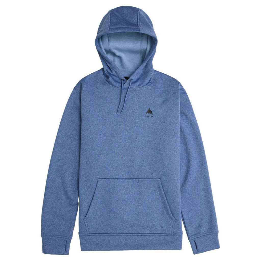 En Hoodie, Oak Pullover Slate i farven blå Heather