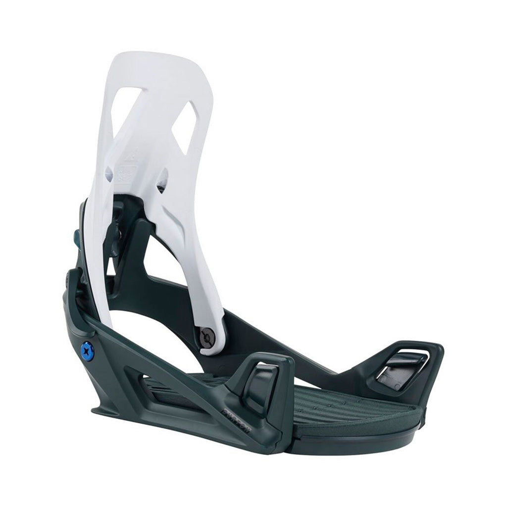 En Snowboardbinding, Step On i farven Deep Emerald/hvid