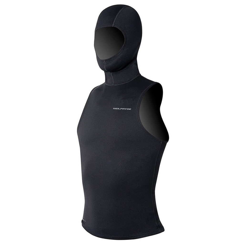 En Thermo, Thermabase Hooded Vest - C1 i farven sort