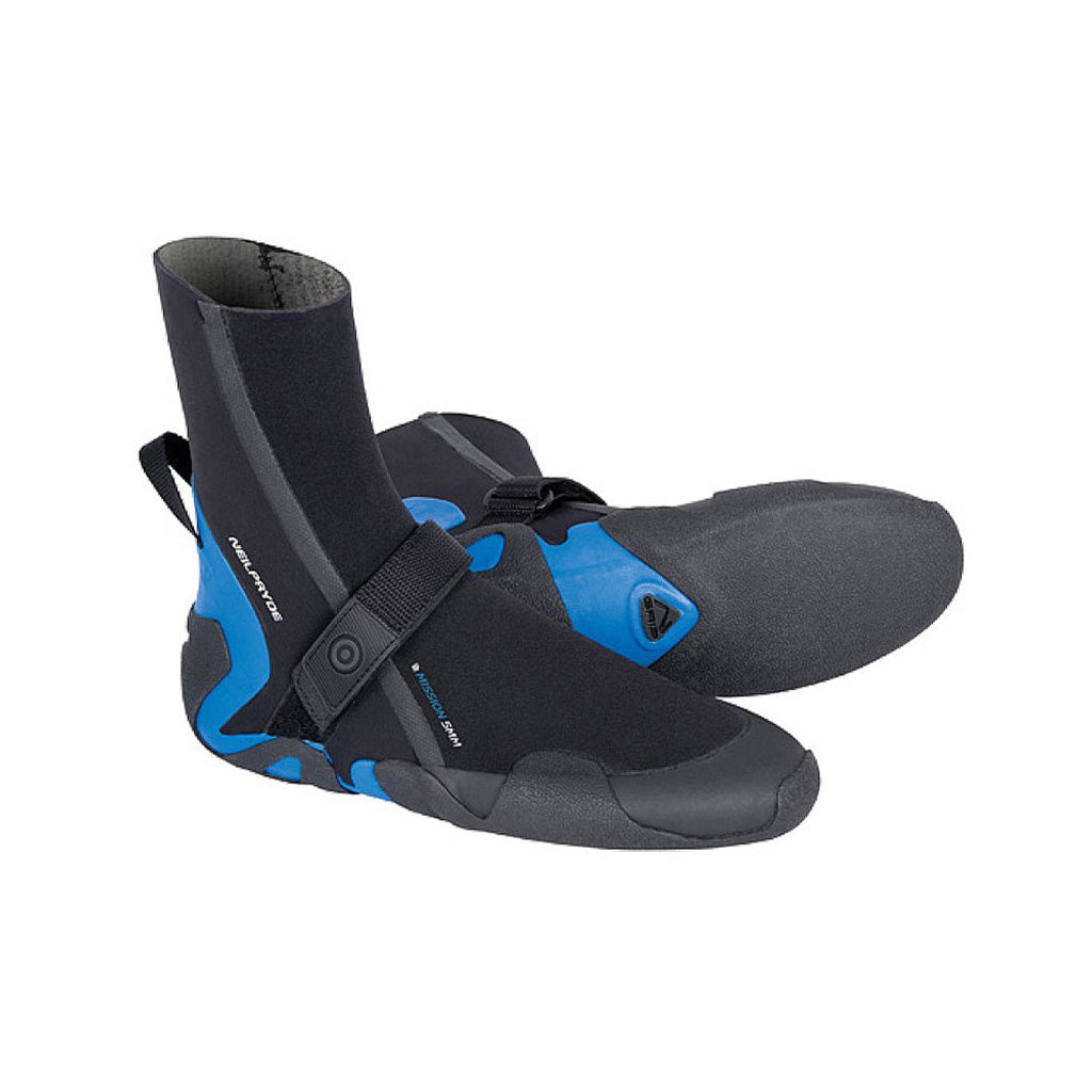 Mission Hc Round 5mm - C1 Neopren Støvler i farven sort/blå