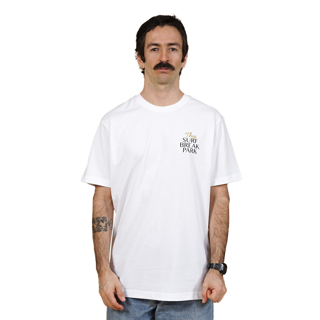 En T-Shirt, Surf Park BP Brushed i farven hvid