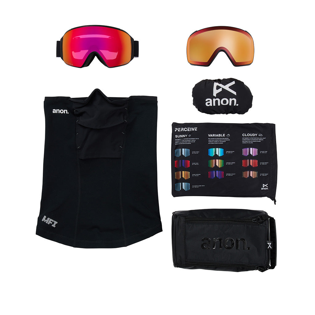 M4 Goggles (Toric) + Bonus Lens + MFI® Face Mask - Skibrille