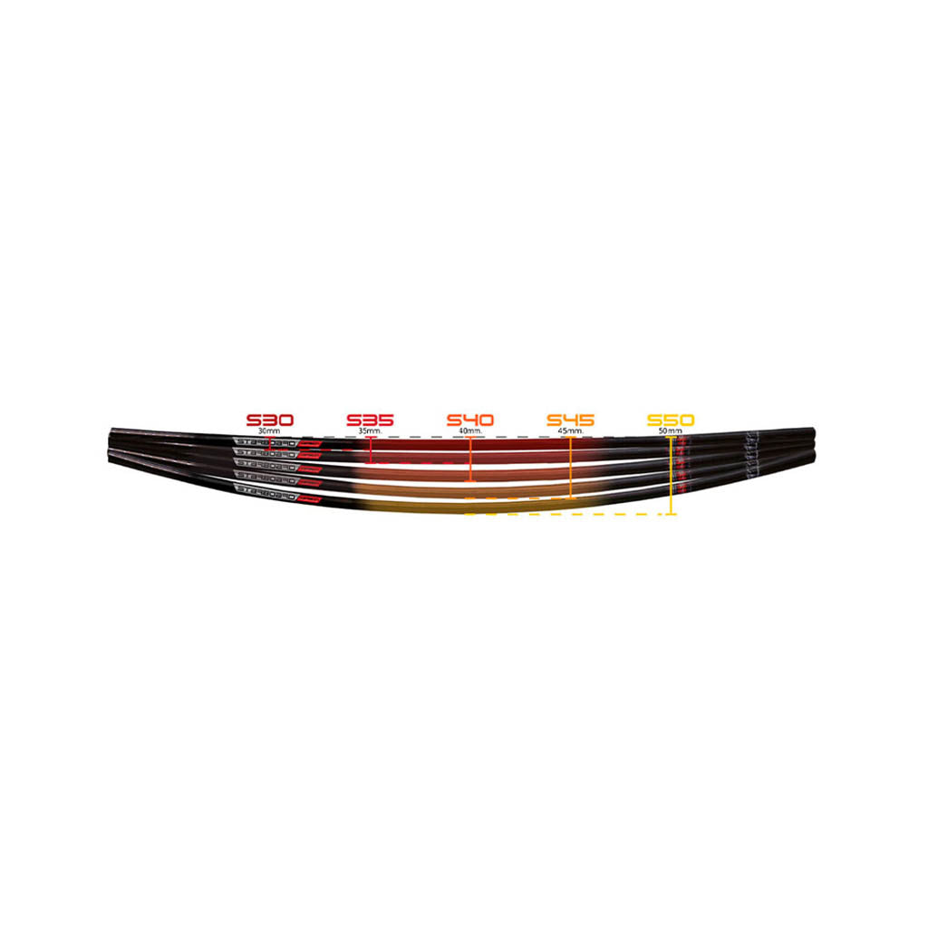 Enduro Tiki Tech Sun 2 Pcs / 26Mm Carbon S40 - SUP Padel