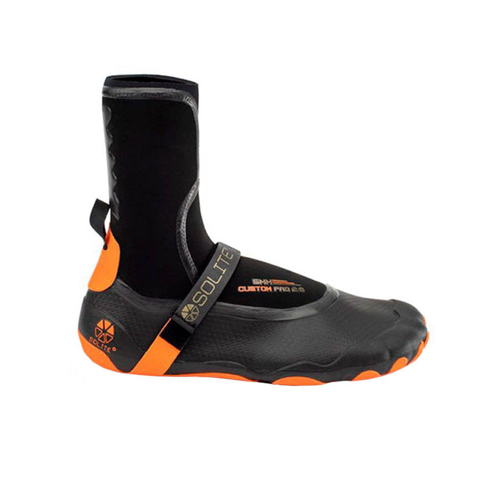 5mm Custom Pro 2.0 W/Heat Booster Neopren Støvler i farven Orange/sort set fra venstre side