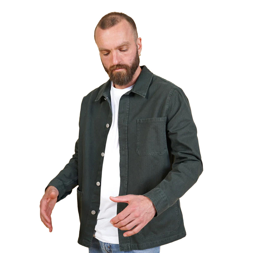 Kilian Herringbone Overshirt - Skjorte