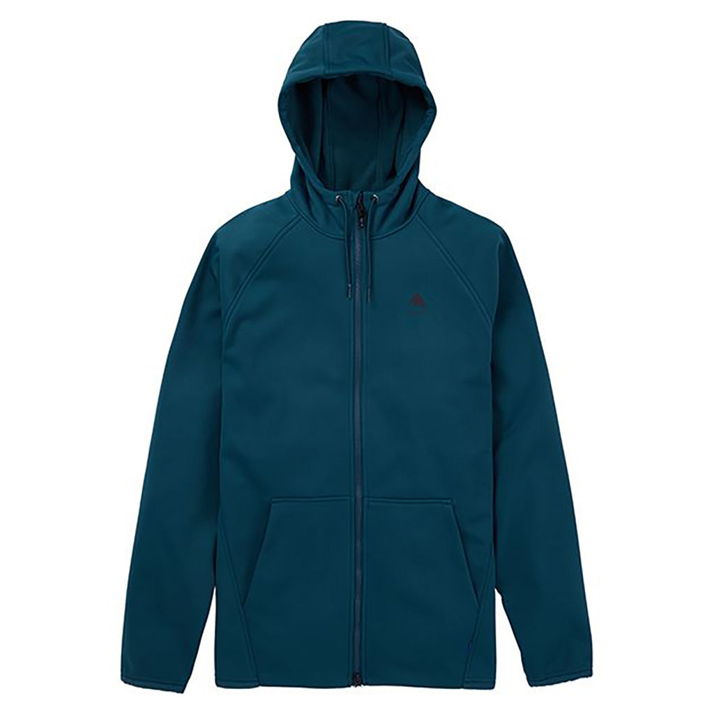 En Hoodie, Crown Weatherproof Full-Zip i farven Deep Emerald