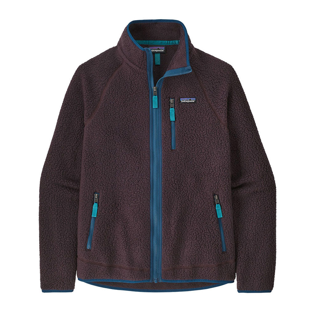 En Fleece, Retro Pile i farven Obsidian Plum