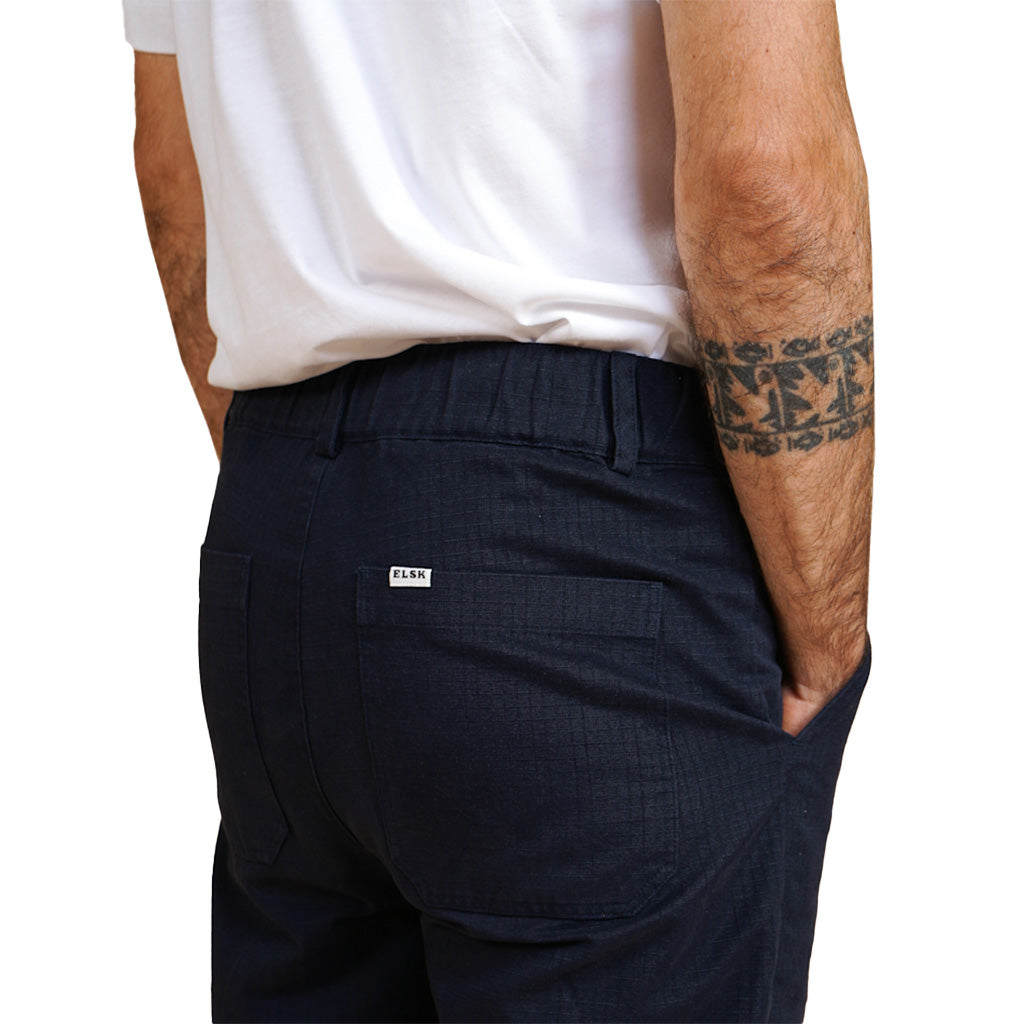 Ripstop Men's Bukser i farven Navy set bagfra