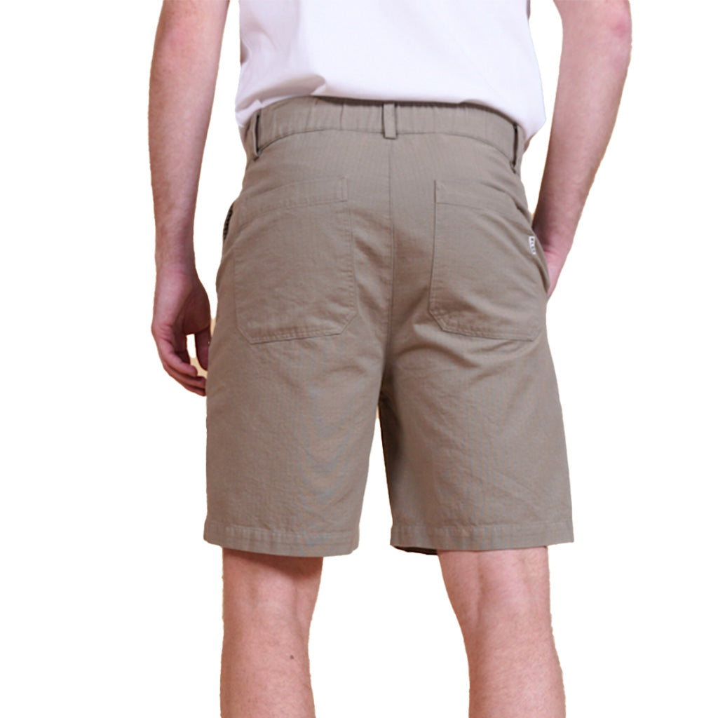 Ripstop Men's Shorts i farven Beige set bagfra