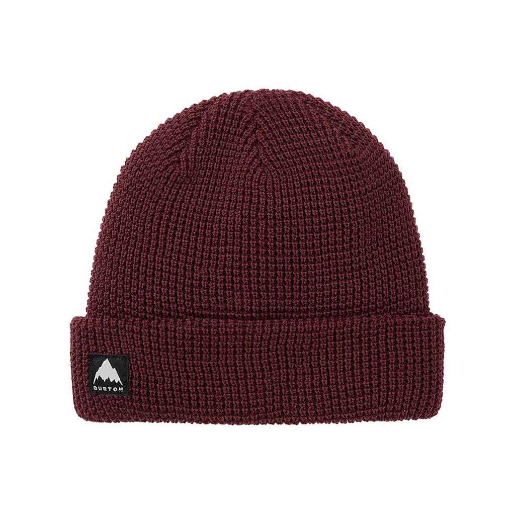 Recycled Waffle Beanie i farven Almandine