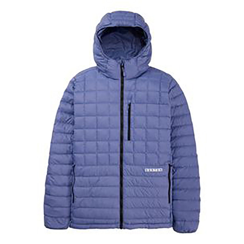 En Skijakke, Mid-Heat Hooded Down Insulated i farven Slate blå
