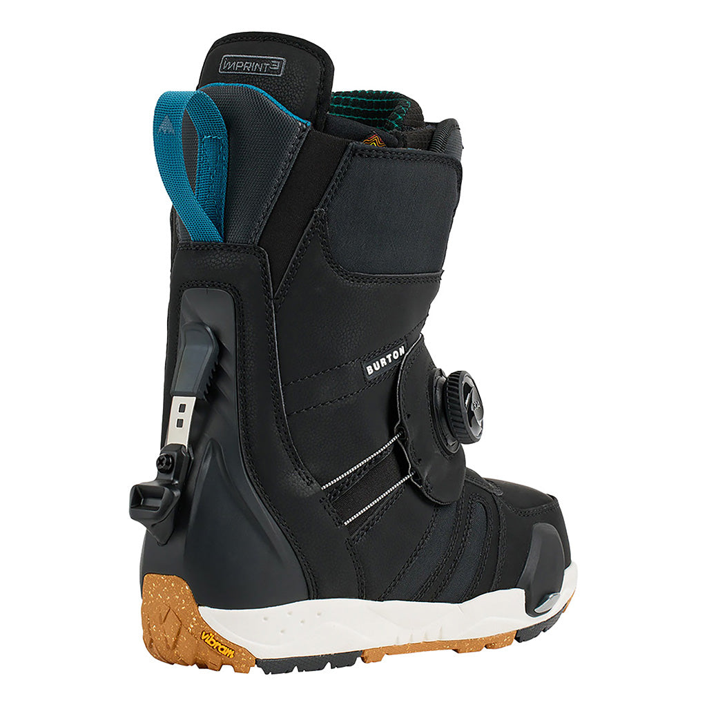 Felix Step On Soft Snowboardstøvler i farven sort set bagfra