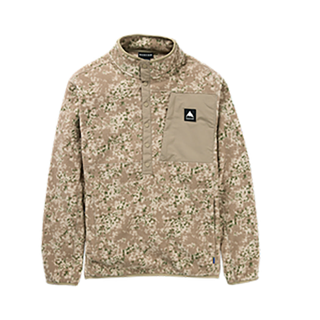 En Fleece, Cinder Pullover i farven Snowfall Camo