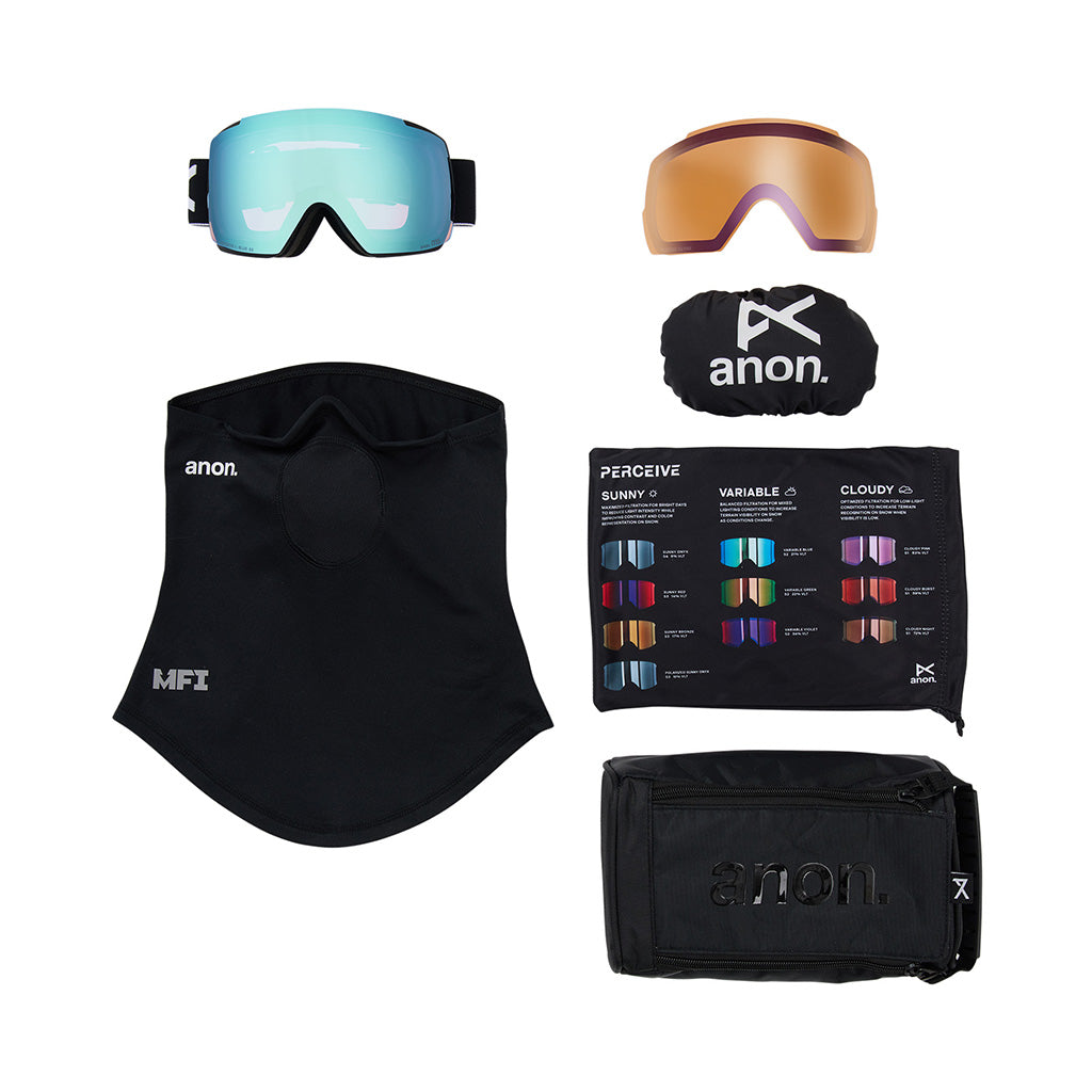 M5 - Skibrille + Ekstra Linse & Halsrør